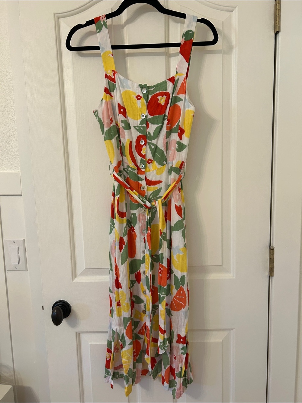Rails Floral Midi Dress Small